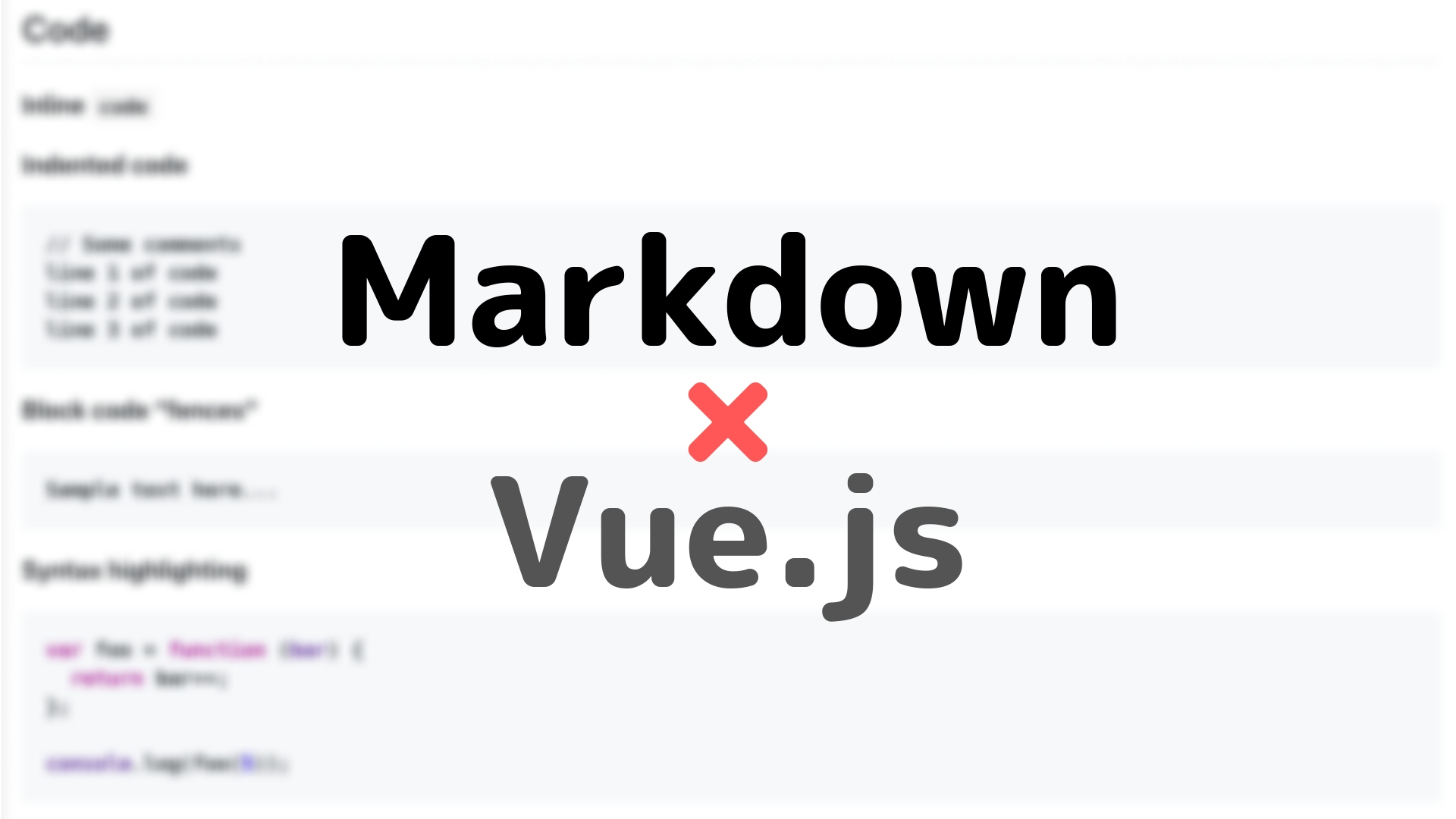 VuejsでMarkdownを使うときの最強な組み合わせ